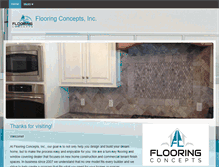 Tablet Screenshot of flooringconcepts.net